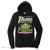 Dominican Republic Platano Power Baseball DR Flag Women's Hoodie thumb 0