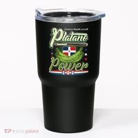 Dominican Republic Platano Power Baseball DR Flag Tumbler thumb 0