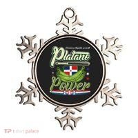 Dominican Republic Platano Power Baseball DR Flag Ornament thumb 0