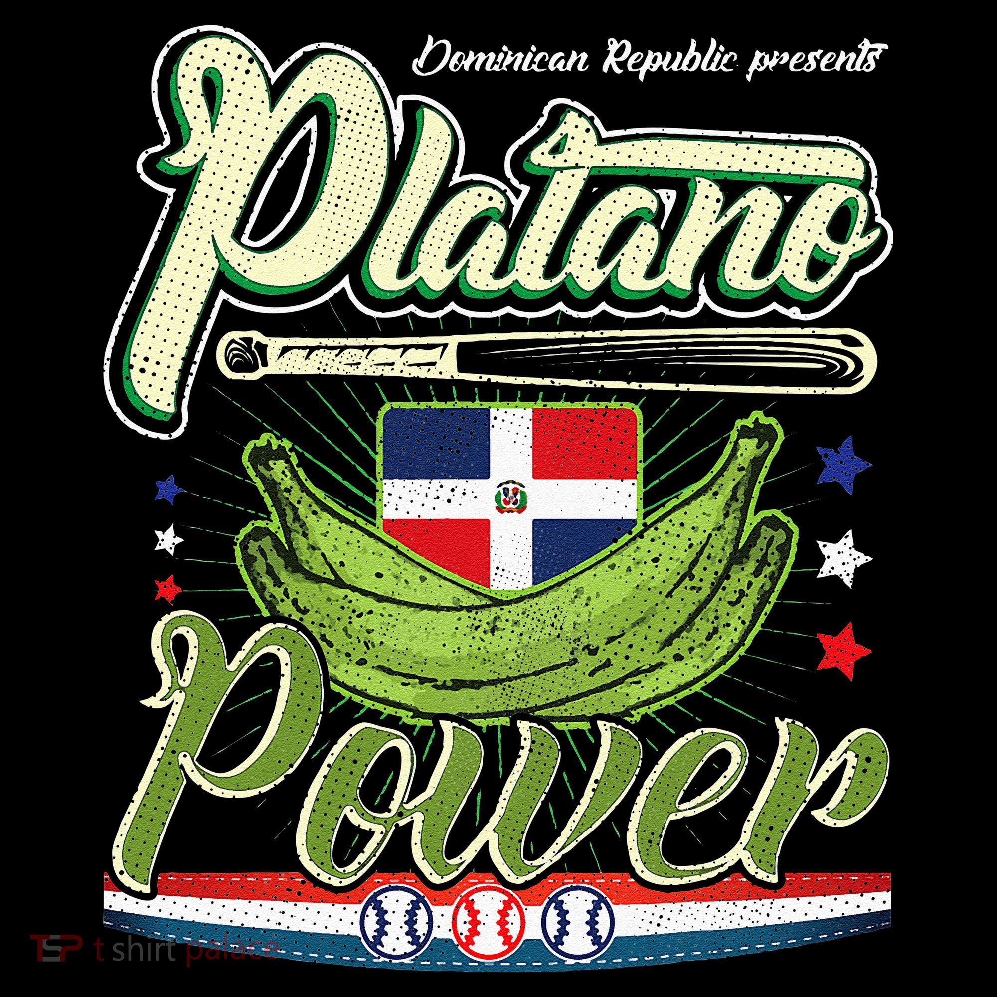 Dominican Republic Platano Power Baseball DR Flag Women's Tank Top