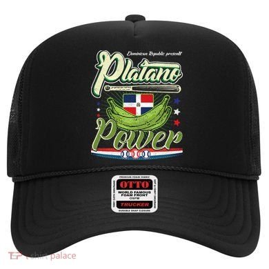 Dominican Republic Platano Power Baseball DR Flag Hat