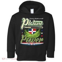 Dominican Republic Platano Power Baseball DR Flag Toddler Hoodie thumb 0