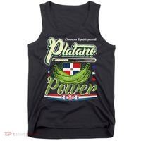 Dominican Republic Platano Power Baseball DR Flag Tank Top thumb 0