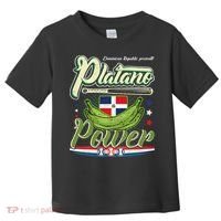 Dominican Republic Platano Power Baseball DR Flag Toddler T-Shirt thumb 0