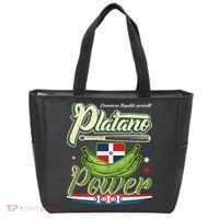 Dominican Republic Platano Power Baseball DR Flag Tote Bag thumb 0