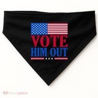 Democratic Republican Party Usa Flag Elections Quote Gift USA-Made Doggie Bandana thumb 0