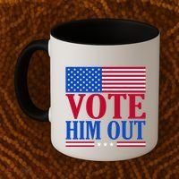Democratic Republican Party Usa Flag Elections Quote Gift Coffee Mug thumb 2