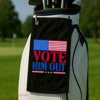Democratic Republican Party Usa Flag Elections Quote Gift Golf Towel thumb 2
