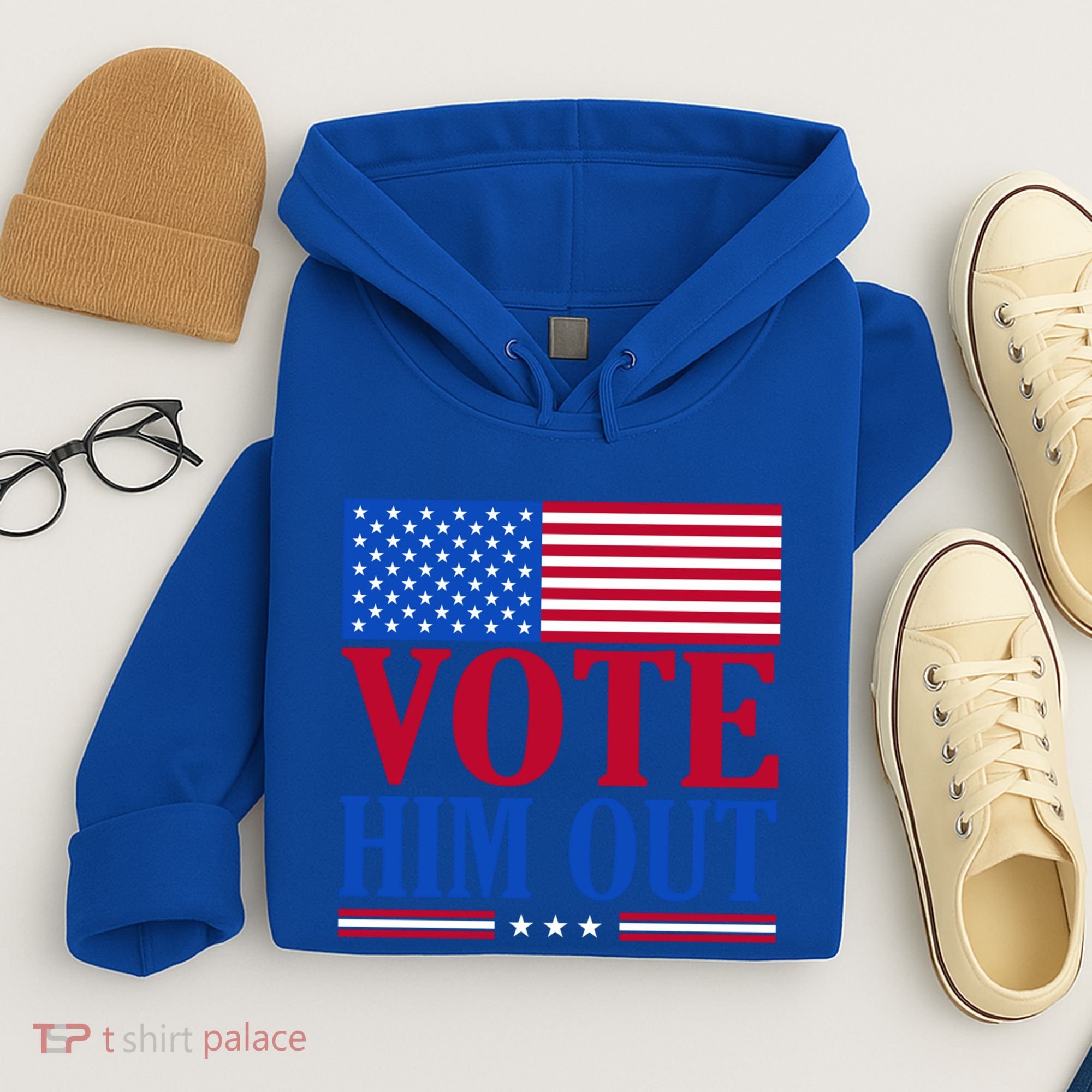 Democratic Republican Party Usa Flag Elections Quote Gift Hoodie