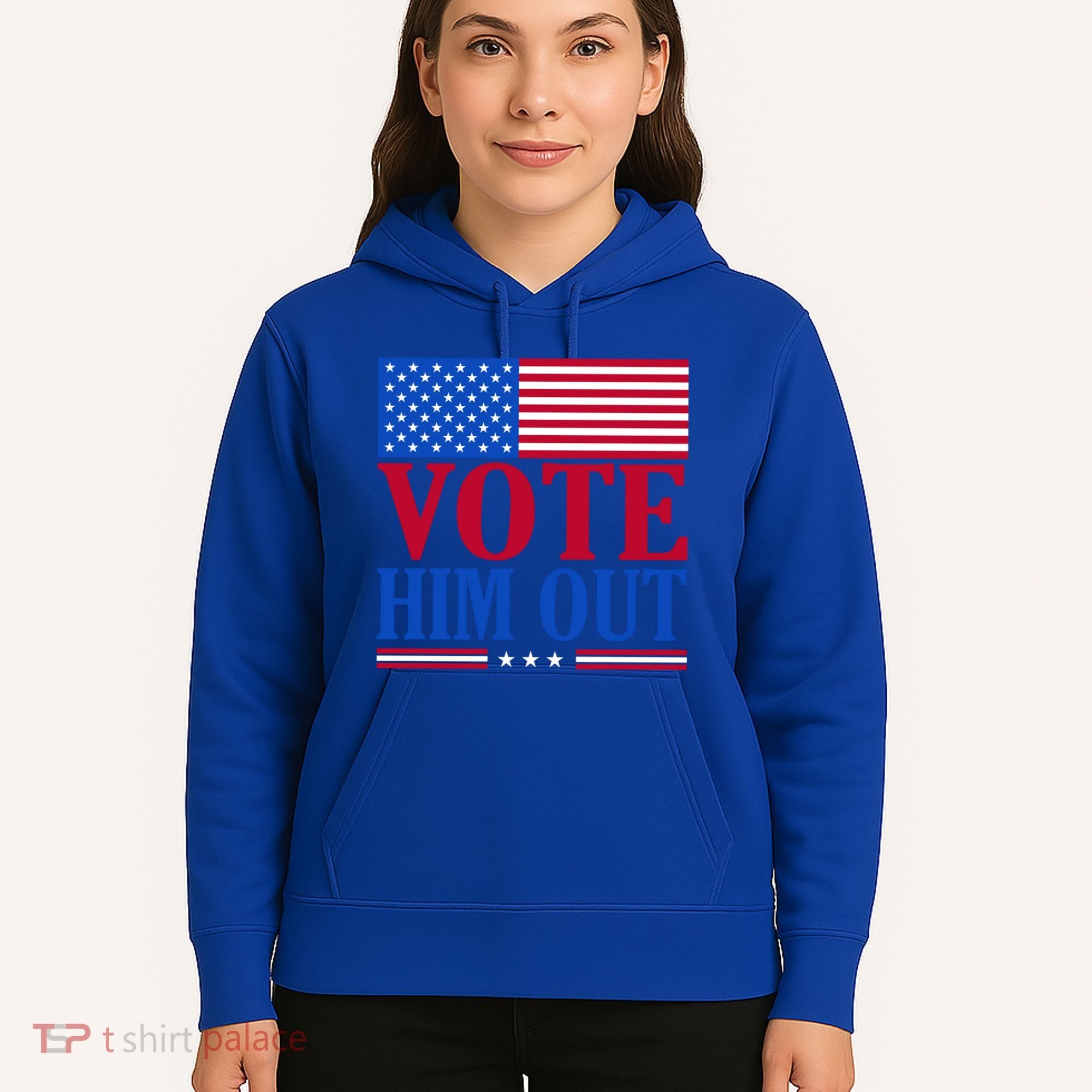 Democratic Republican Party Usa Flag Elections Quote Gift Hoodie