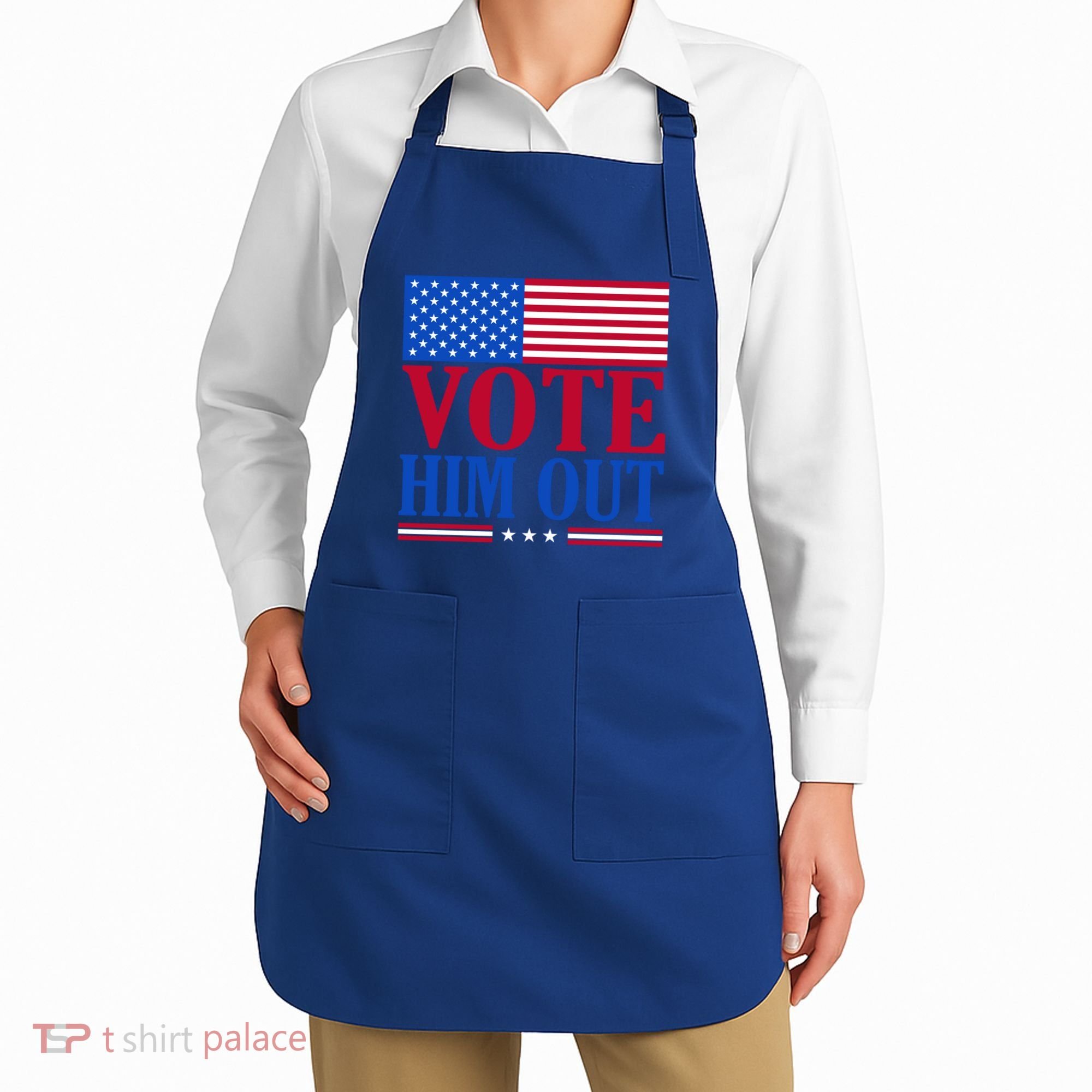 Democratic Republican Party Usa Flag Elections Quote Gift Apron