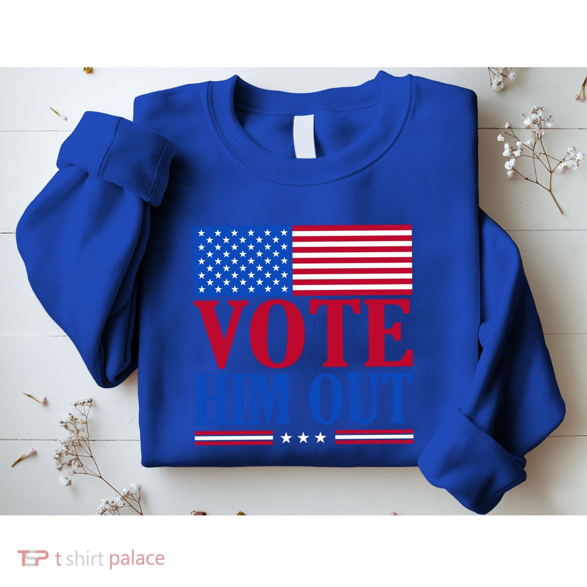 Democratic Republican Party Usa Flag Elections Quote Gift Sweatshirt