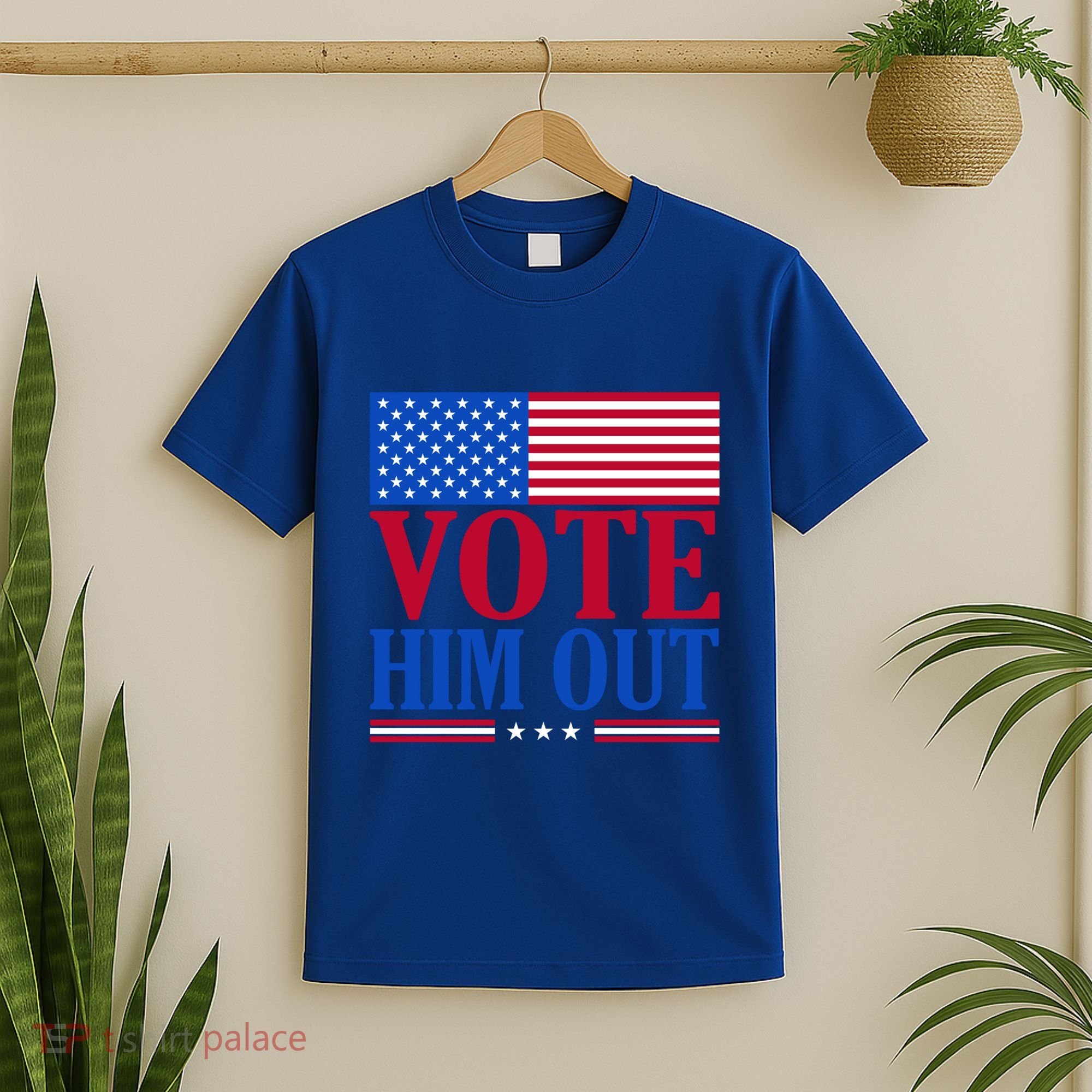 Democratic Republican Party Usa Flag Elections Quote Gift T-Shirt