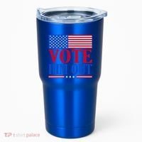 Democratic Republican Party Usa Flag Elections Quote Gift Tumbler thumb 0