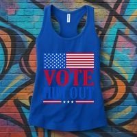 Democratic Republican Party Usa Flag Elections Quote Gift Women's Tank Top thumb 3