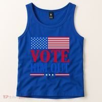 Democratic Republican Party Usa Flag Elections Quote Gift Tank Top thumb 2
