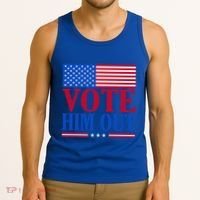 Democratic Republican Party Usa Flag Elections Quote Gift Tank Top thumb 3