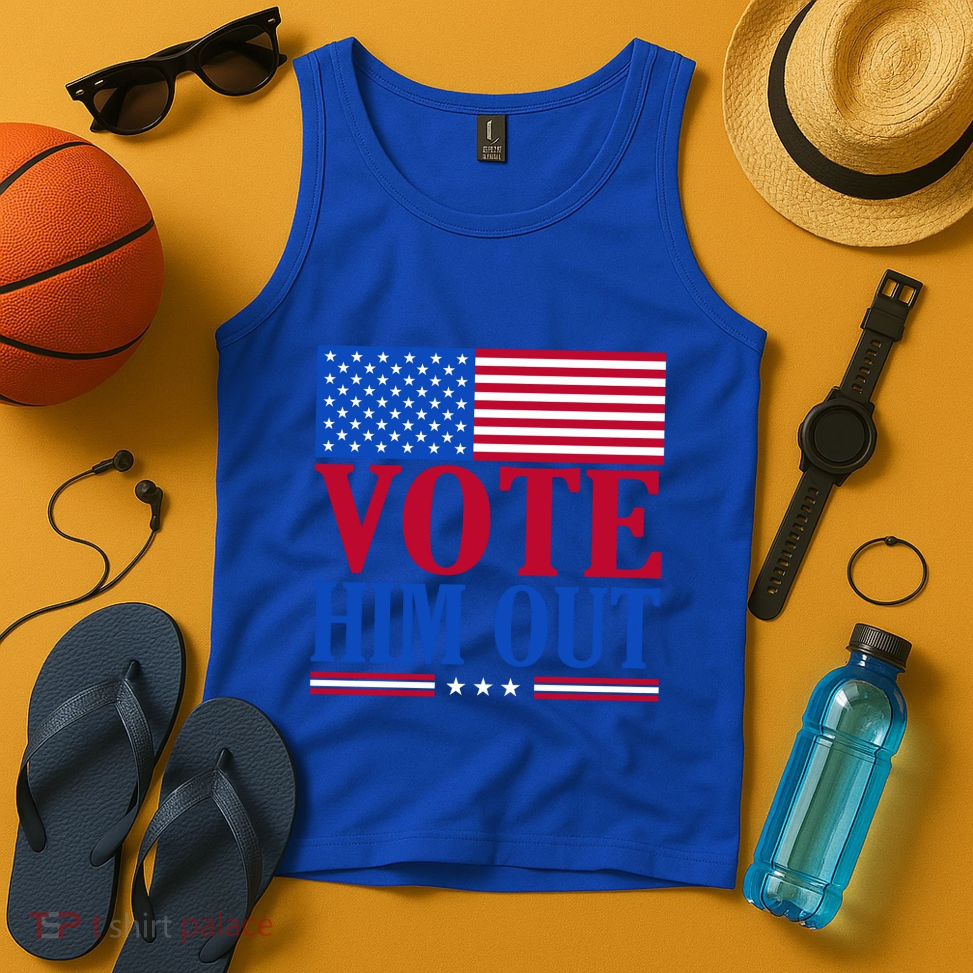 Democratic Republican Party Usa Flag Elections Quote Gift Tank Top