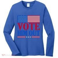 Democratic Republican Party Usa Flag Elections Quote Gift Women's Long Sleeve Shirt thumb 0