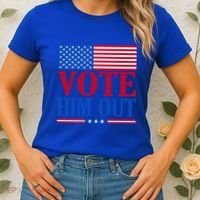 Democratic Republican Party Usa Flag Elections Quote Gift Women's T-Shirt thumb 2