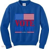 Democratic Republican Party Usa Flag Elections Quote Gift Kids Sweatshirt thumb 0
