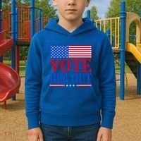 Democratic Republican Party Usa Flag Elections Quote Gift Kids Hoodie thumb 2