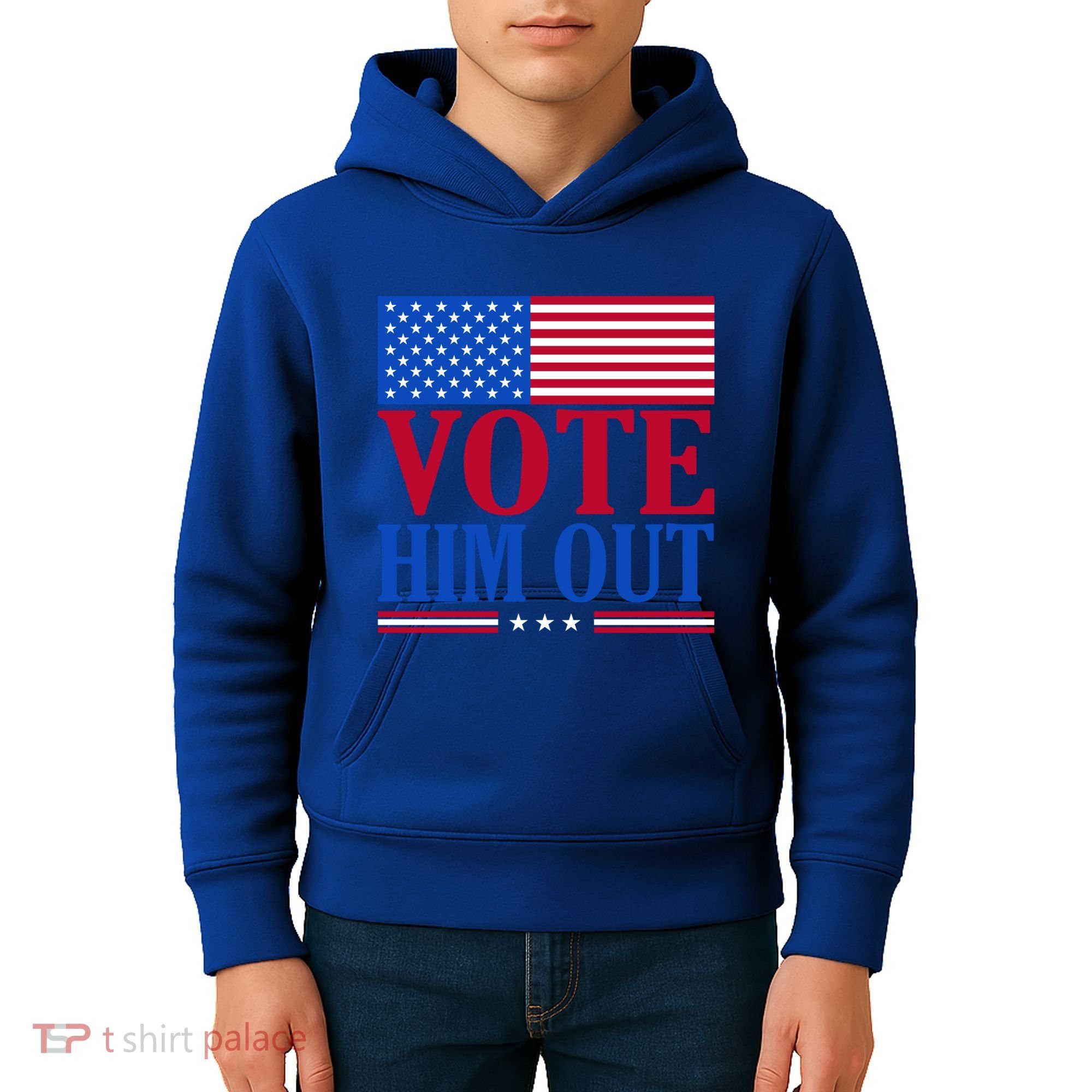 Democratic Republican Party Usa Flag Elections Quote Gift Kids Hoodie