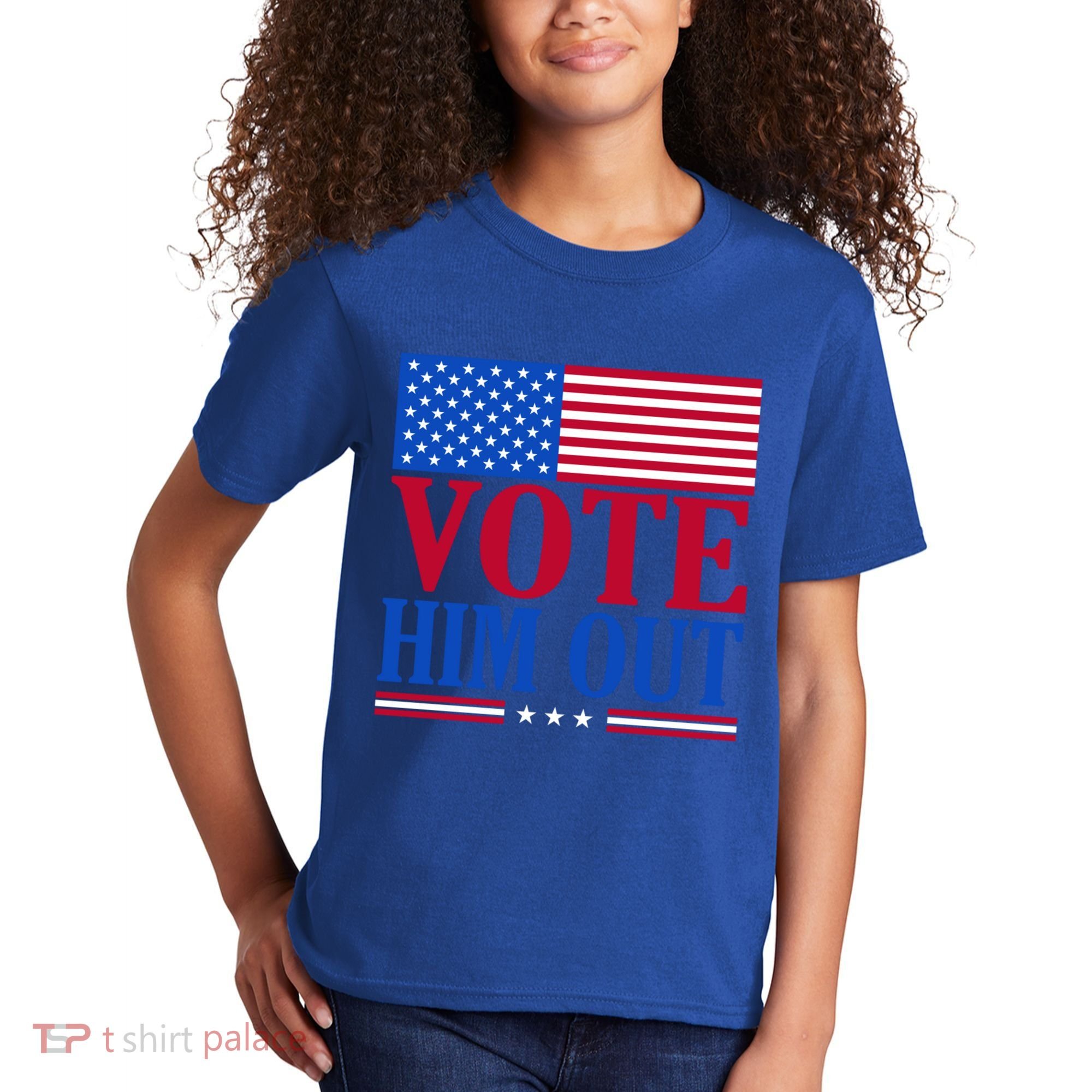 Democratic Republican Party Usa Flag Elections Quote Gift Kids T-Shirt