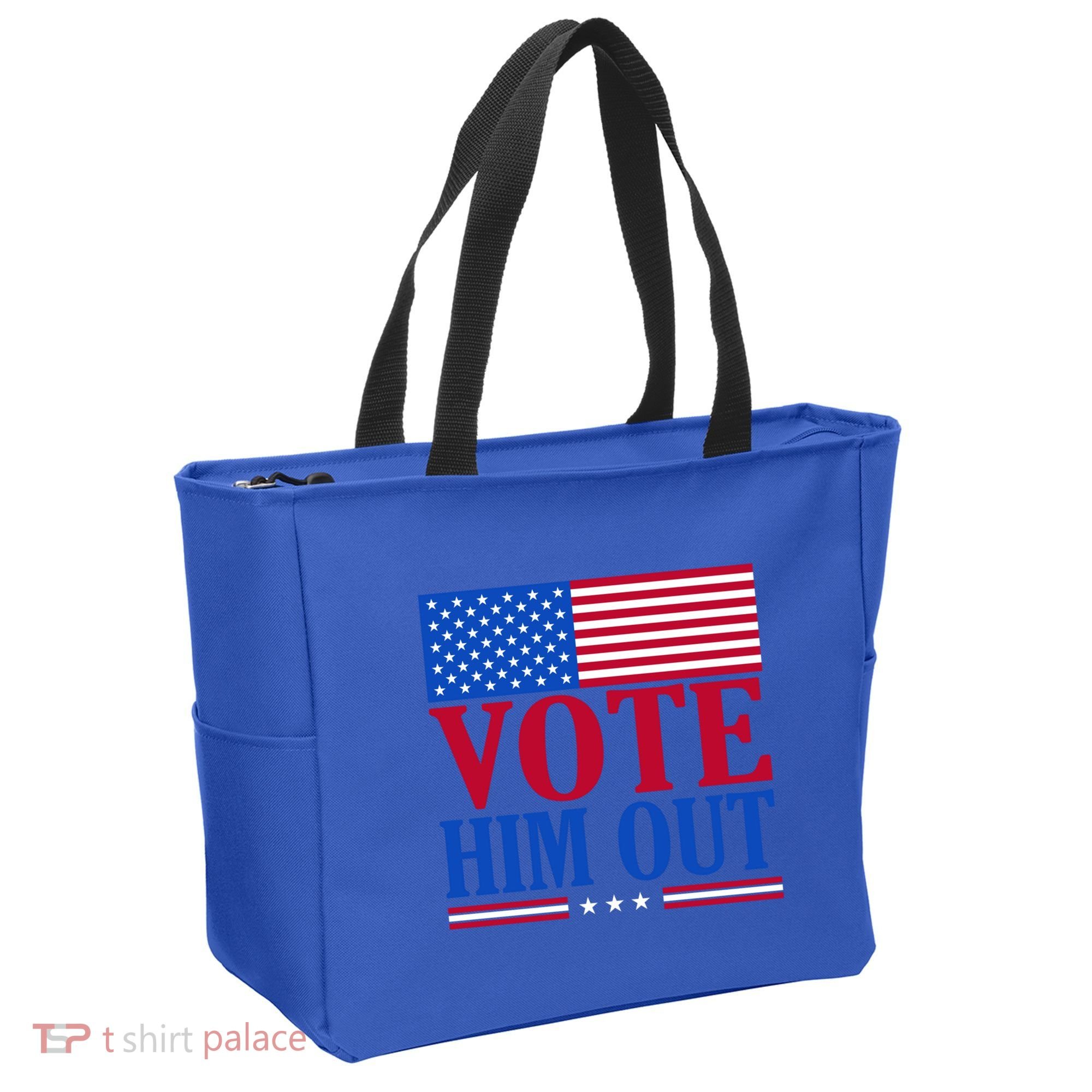 Democratic Republican Party Usa Flag Elections Quote Gift Tote Bag