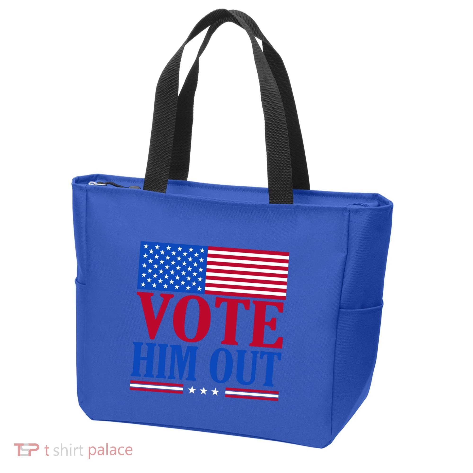 Democratic Republican Party Usa Flag Elections Quote Gift Tote Bag