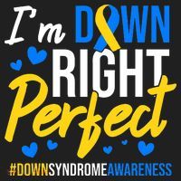 Down Right Perfect World Down Syndrome Awareness Day Ribbon Beanie thumb 2