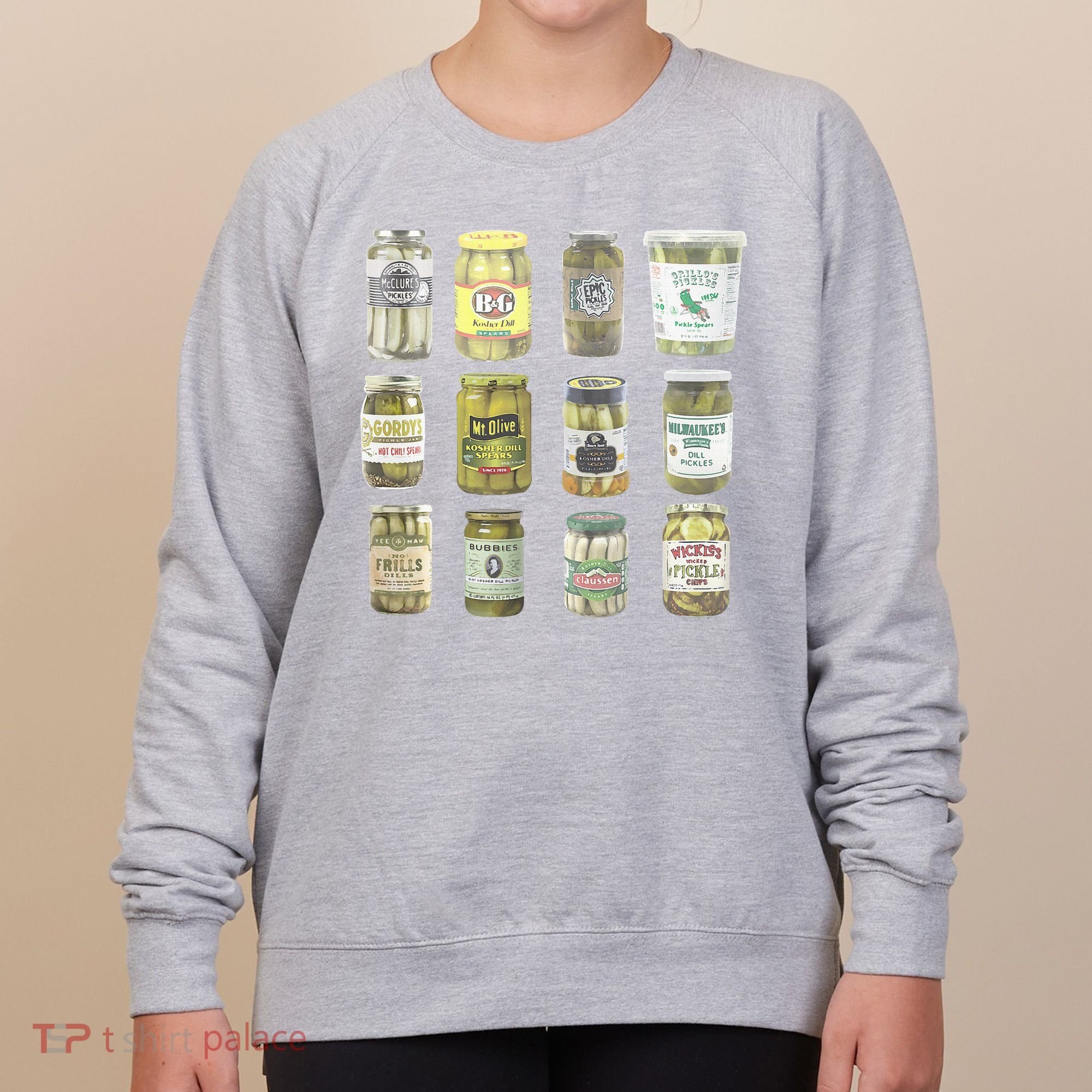 Delicious Retro Pickle Enthusiasts Women's Sweatshirt