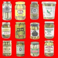 Delicious Retro Pickle Enthusiasts Santa Hat thumb 1