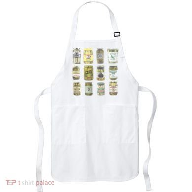 Delicious Retro Pickle Enthusiasts Apron