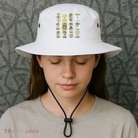 Delicious Retro Pickle Enthusiasts Bucket Hat thumb 3