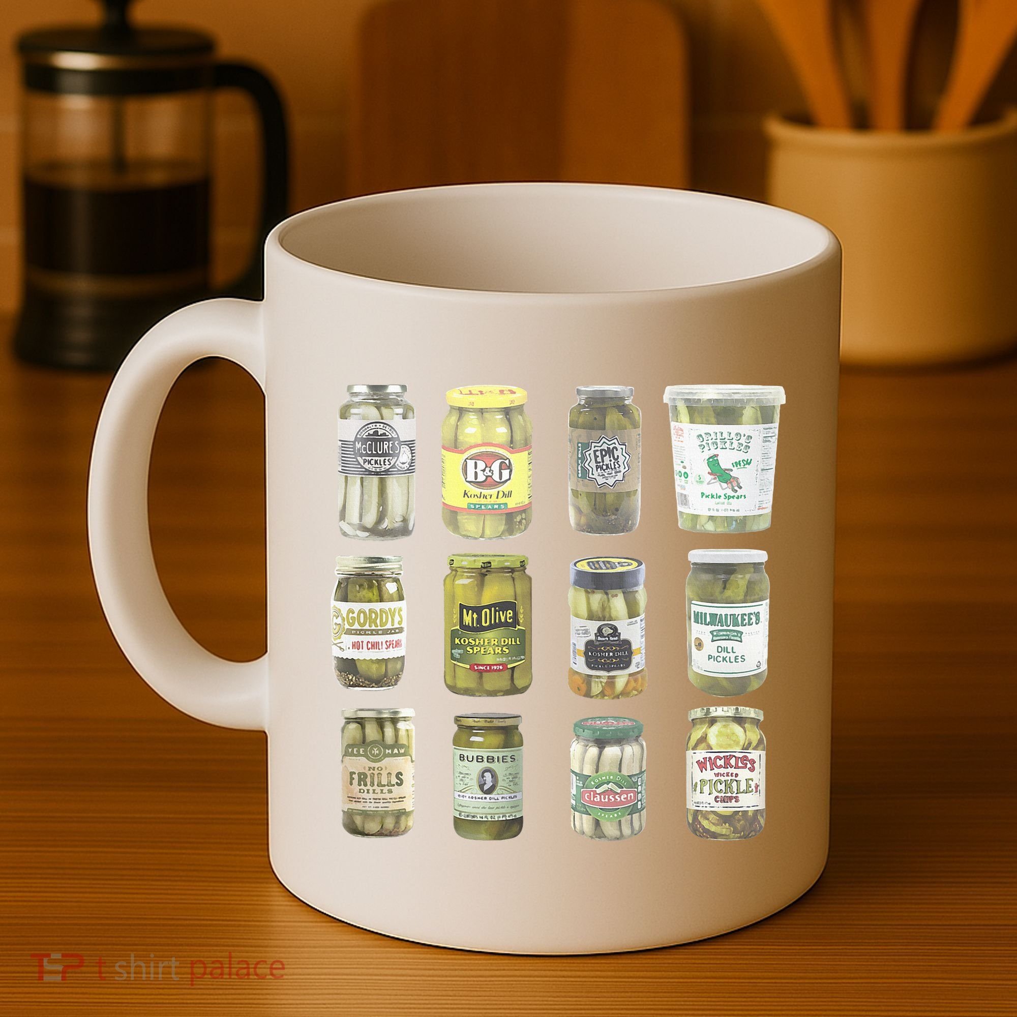 Delicious Retro Pickle Enthusiasts Coffee Mug