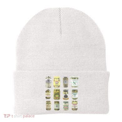Delicious Retro Pickle Enthusiasts Beanie