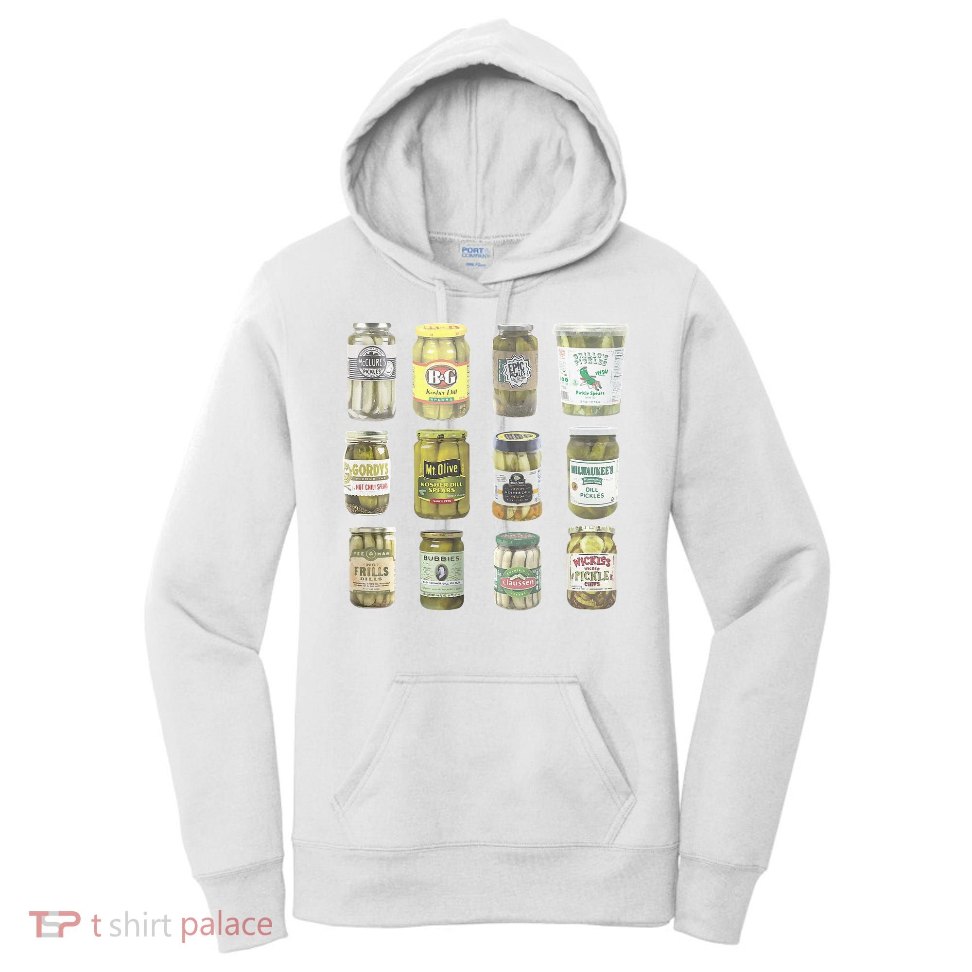 Delicious Retro Pickle Enthusiasts Women's Hoodie