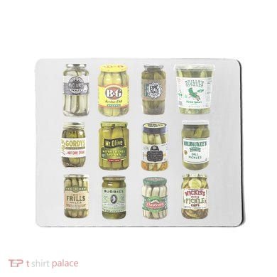 Delicious Retro Pickle Enthusiasts Mousepad