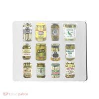 Delicious Retro Pickle Enthusiasts Mousepad thumb 0