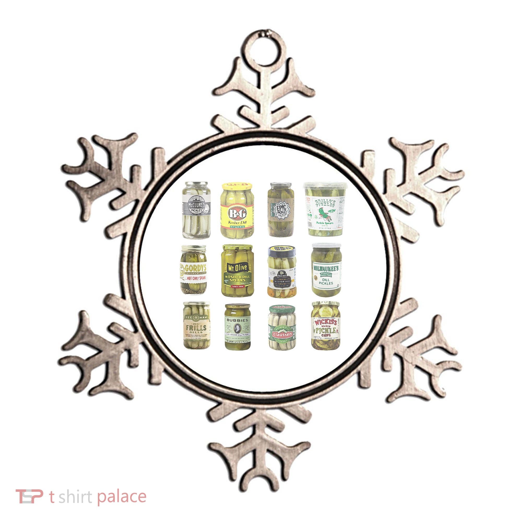 Delicious Retro Pickle Enthusiasts Ornament