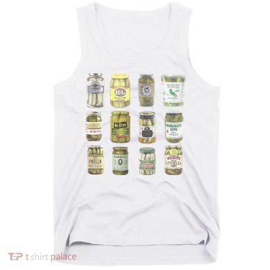 Delicious Retro Pickle Enthusiasts Tank Top