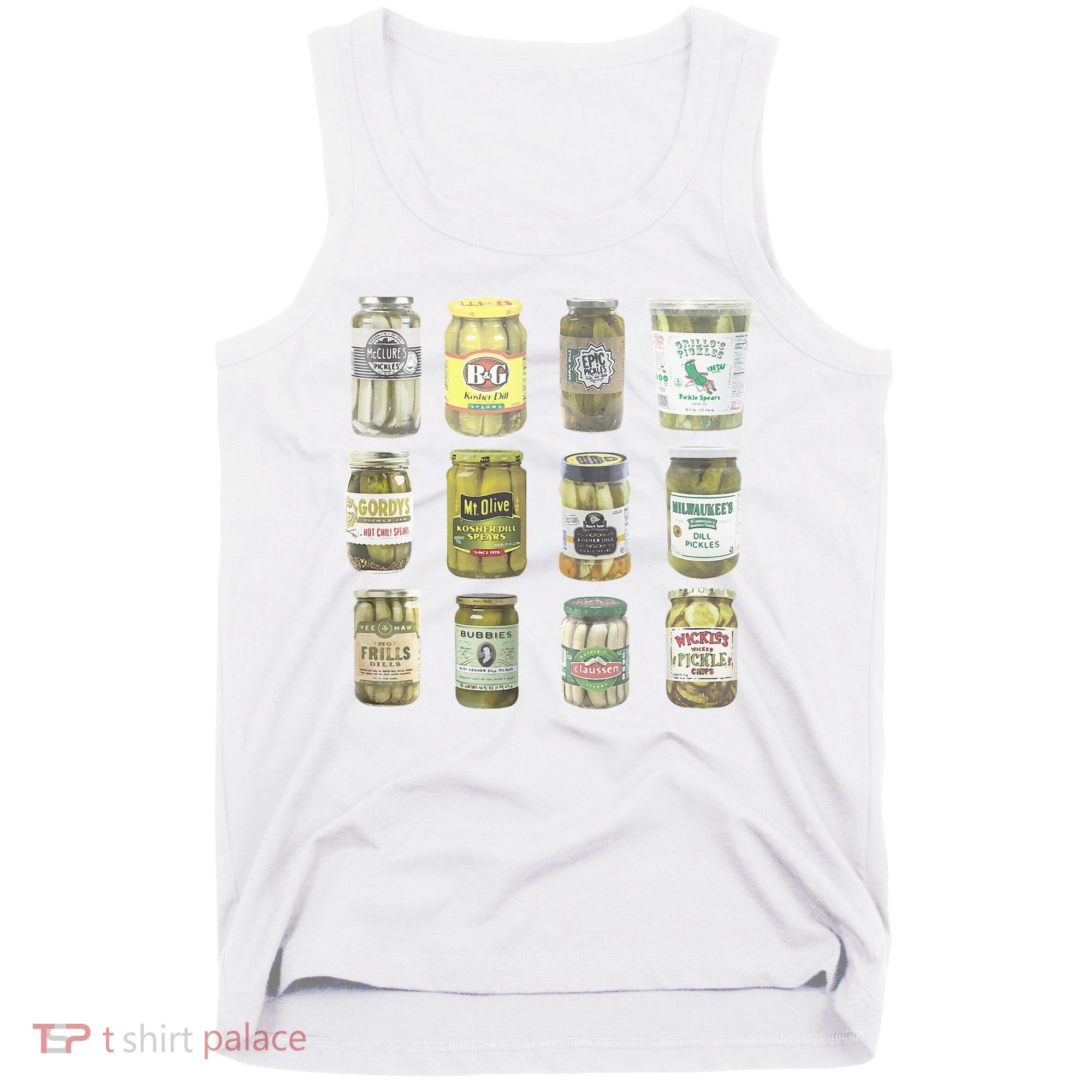 Delicious Retro Pickle Enthusiasts Tank Top