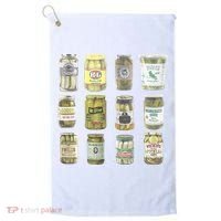 Delicious Retro Pickle Enthusiasts Golf Towel thumb 0