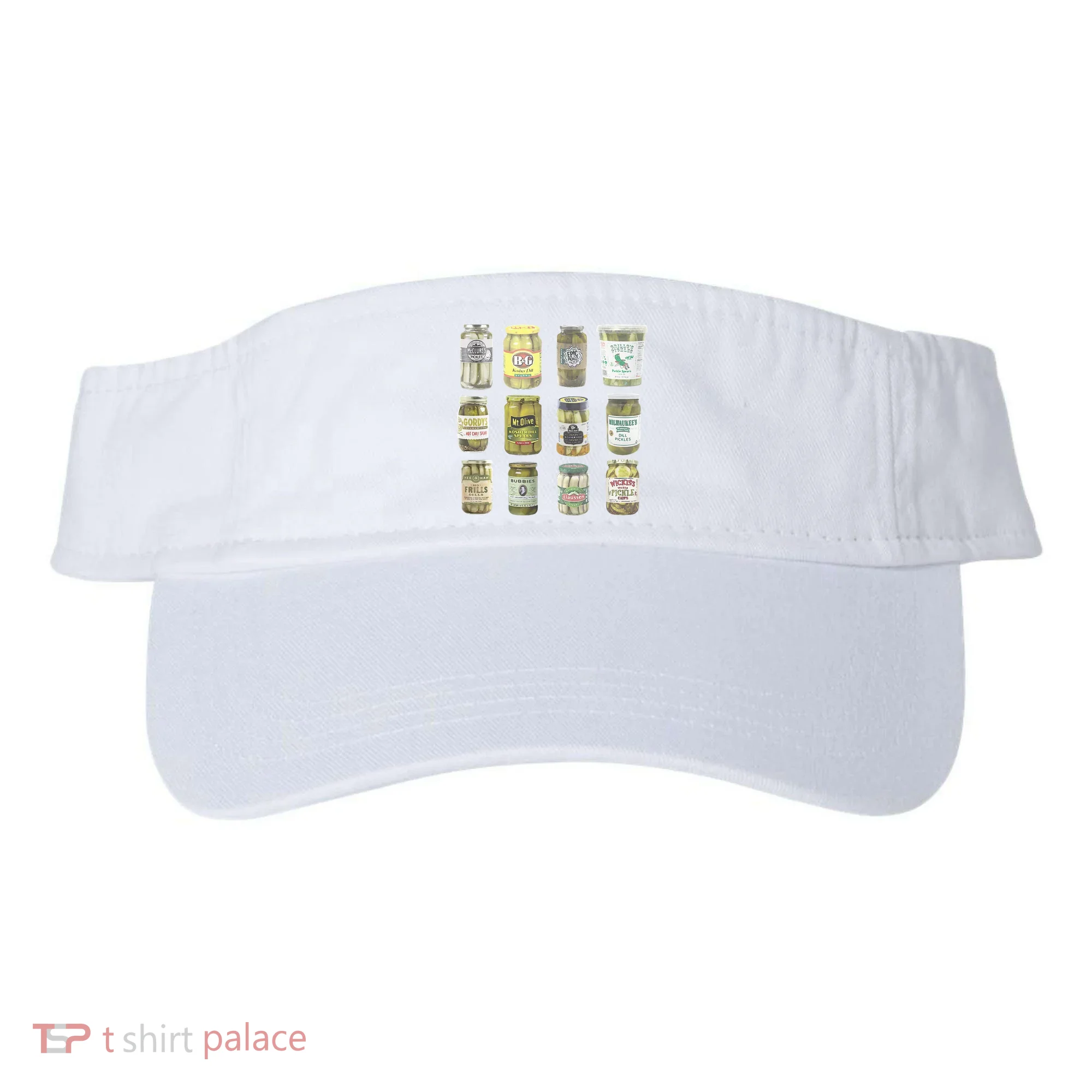 Delicious Retro Pickle Enthusiasts Visor