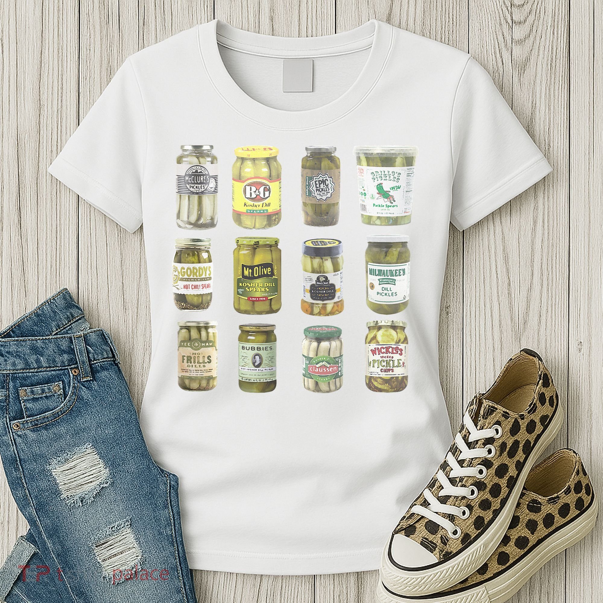 Delicious Retro Pickle Enthusiasts Women's T-Shirt