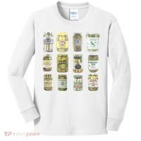 Delicious Retro Pickle Enthusiasts Kids Long Sleeve Shirt thumb 0