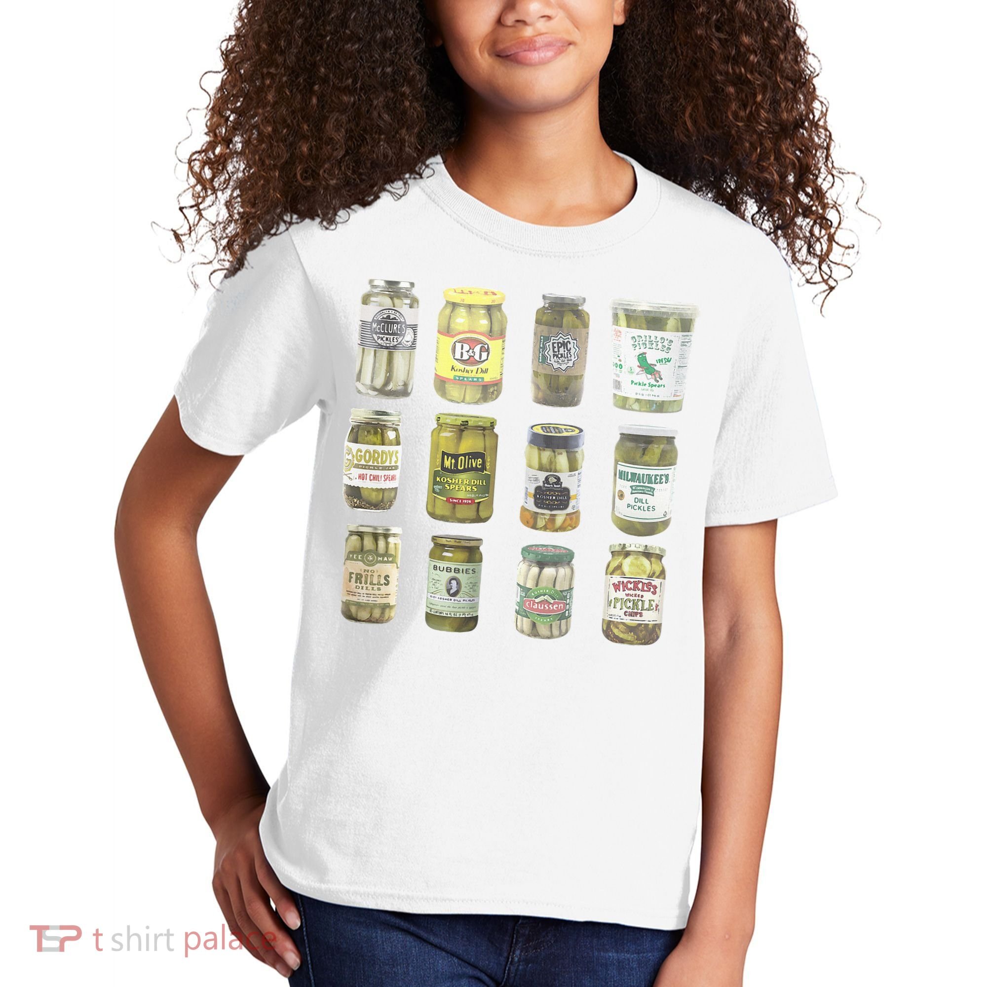 Delicious Retro Pickle Enthusiasts Kids T-Shirt