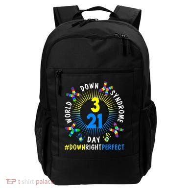 Down Right Perfect World Down Syndrome Awareness Day Socks Backpack