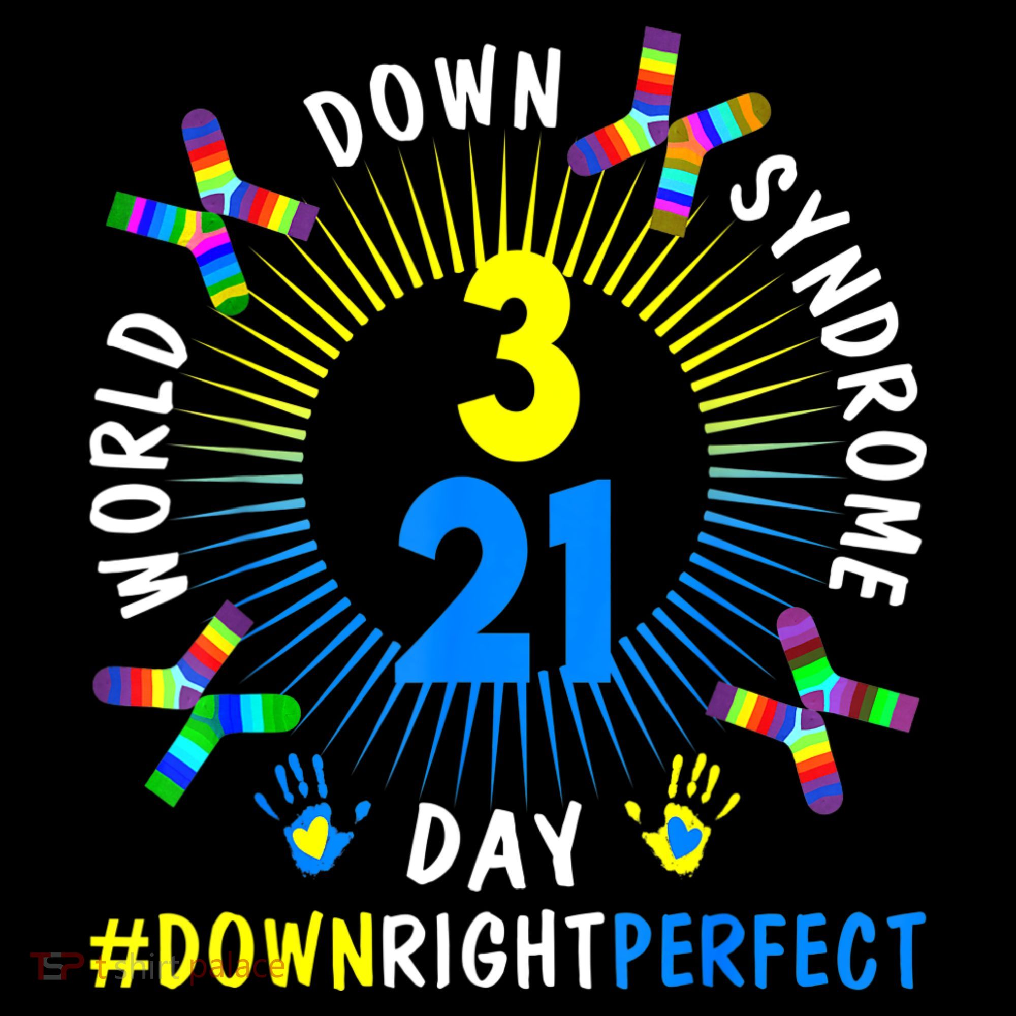 Down Right Perfect World Down Syndrome Awareness Day Socks Coffee Mug